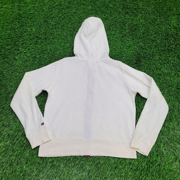 Vintage Y2K Tommy-Hilfiger Terry Hoodie Jacket Womens 2XS/XS 17x19 Cropped - Picture 6 of 14